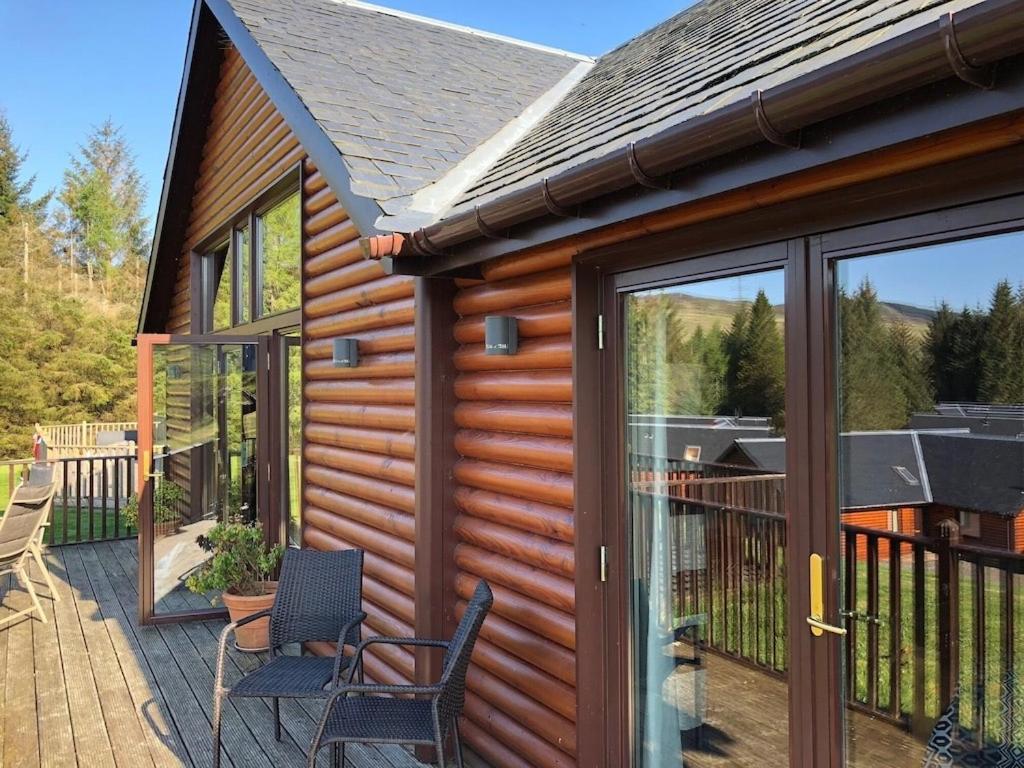 Lochside Lodge Glengoulandie Exterior foto